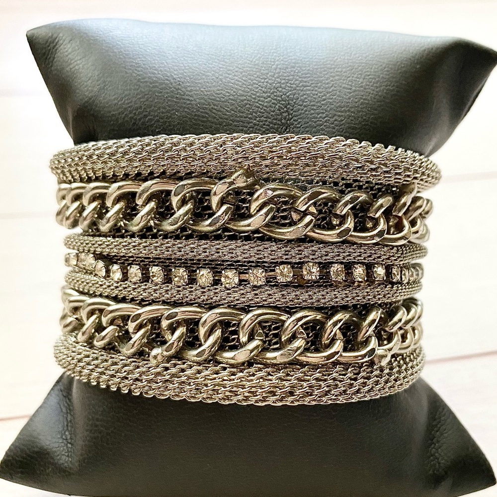 Sliver cuff  bracelet